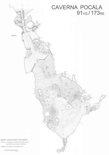 pianta caverna Pocala