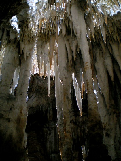 particolare di stalattiti