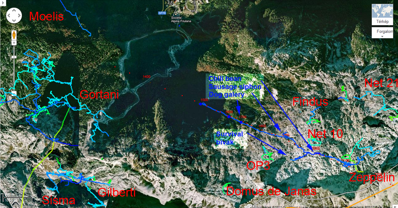 zeppelin 2012, surface, explo points