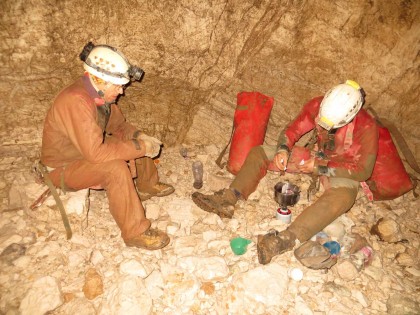 Pausa thè durante la risalita